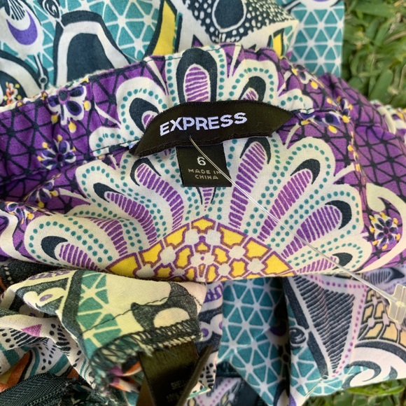 “EXPRESS YOURSELF” Dress by Express 💜💛💚 - Picture 8 of 8